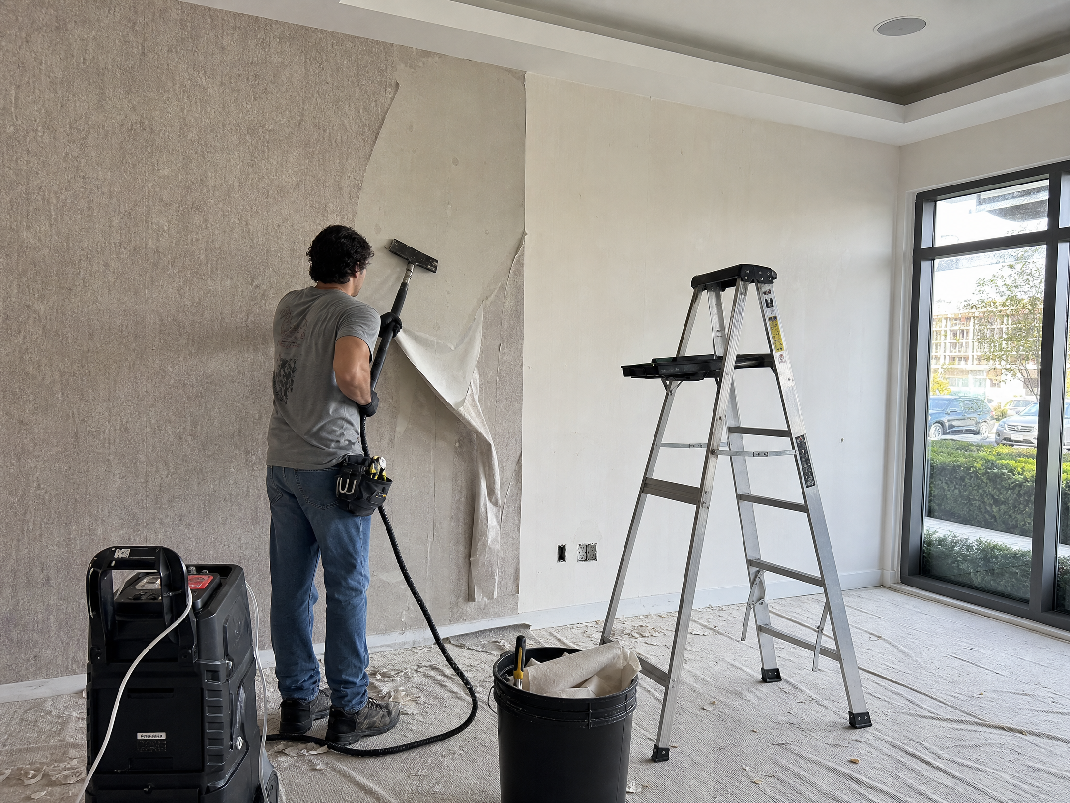 Wallpaper Removal and Wall Prep